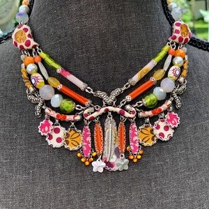 AYALA BAR Orange Tones Necklace
